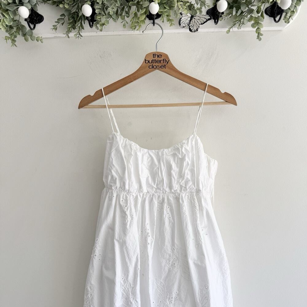 AYR white The Magic Moment Dress Sundress Midi Graduation Small #sb - Picture 4 of 4